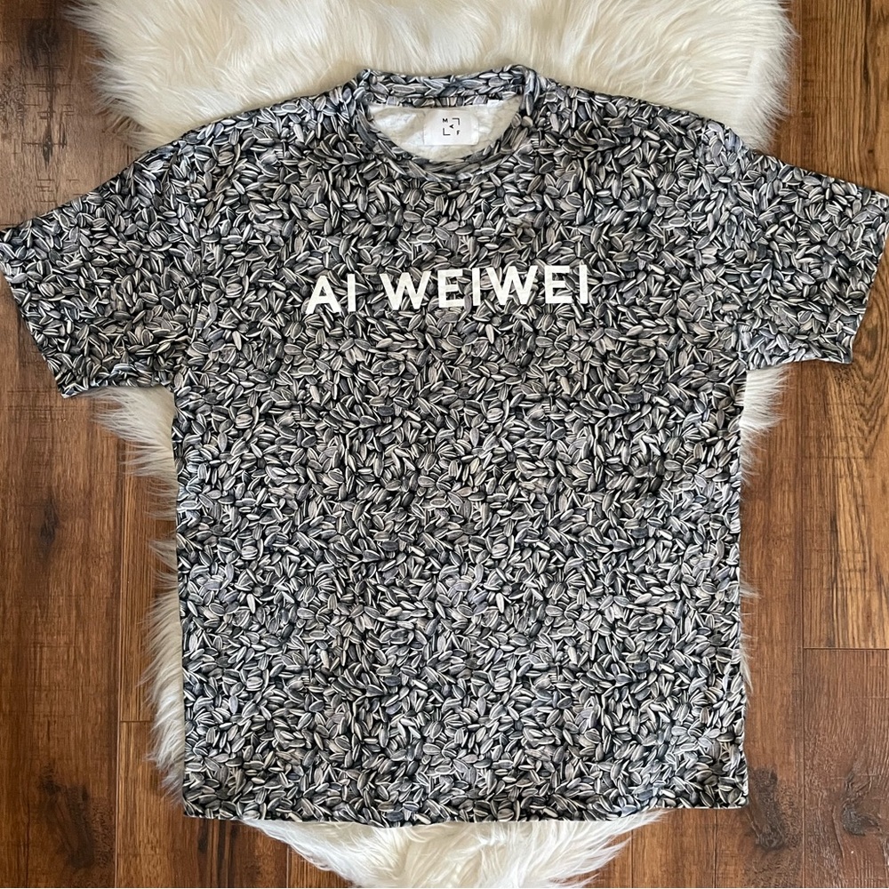 Ai Weiwei x MAF Seeds Shirt 2018 SOLD OUT Limited Edition 300 Only, SZ XL (FLAW)